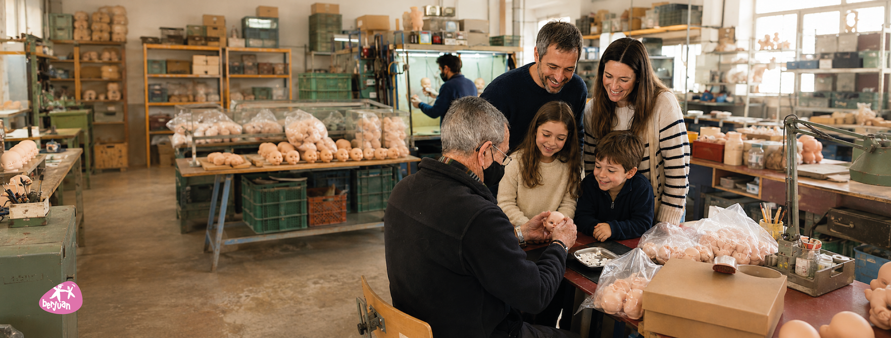 Visita nuestra fábrica Berjuan: descubre cómo nacen nuestras muñecas