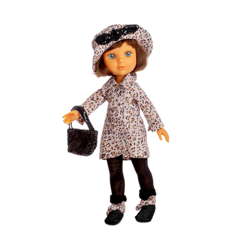 Muñeca Eva Chubasquero Leopardo