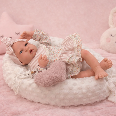 Sweet Reborn Mecanismo Interactivo Vestido Flores