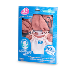 Vestido SaniBaby 28cm Rosa