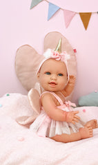 Andrea Baby Unicornio Rosa Pastel