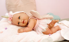 Andrea Baby Unicornio Rosa Pastel