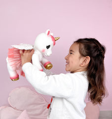 AniReal Unicornio Rosa Alas