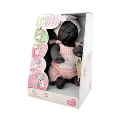 AniReal Cachorro Pug Negro