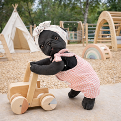 AniReal Cachorro Pug Negro