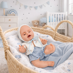 Baby Susú Interactivo Vichy Azul