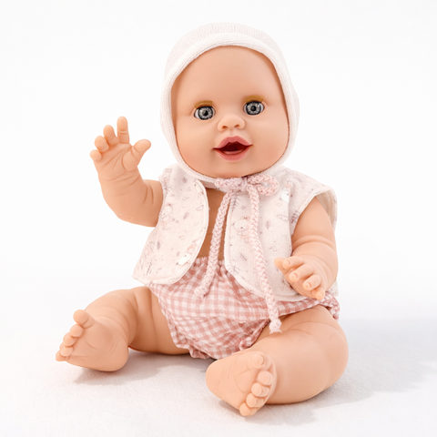 Baby Susú Interactivo Vichy Rosa