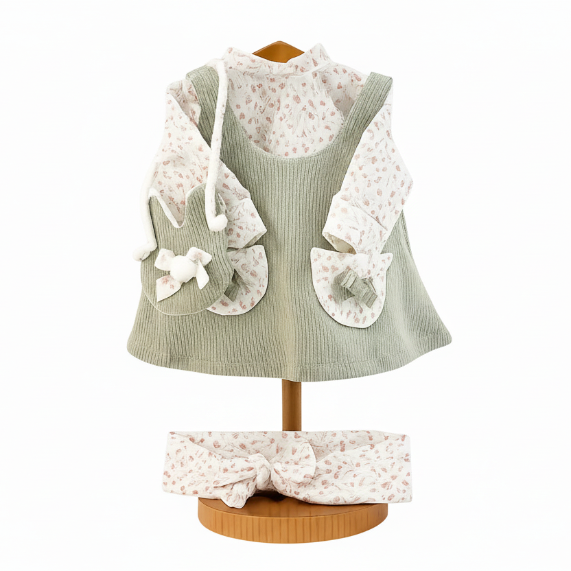 Vestido Verde Baby Susú 38cm