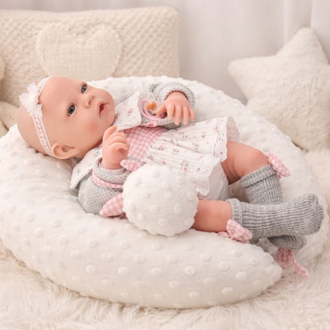 Sweet Reborn Mecanismo Chup Chup Chaqueta Gris