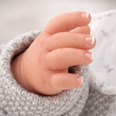 Sweet Reborn Mecanismo Besitos Vestido Flores