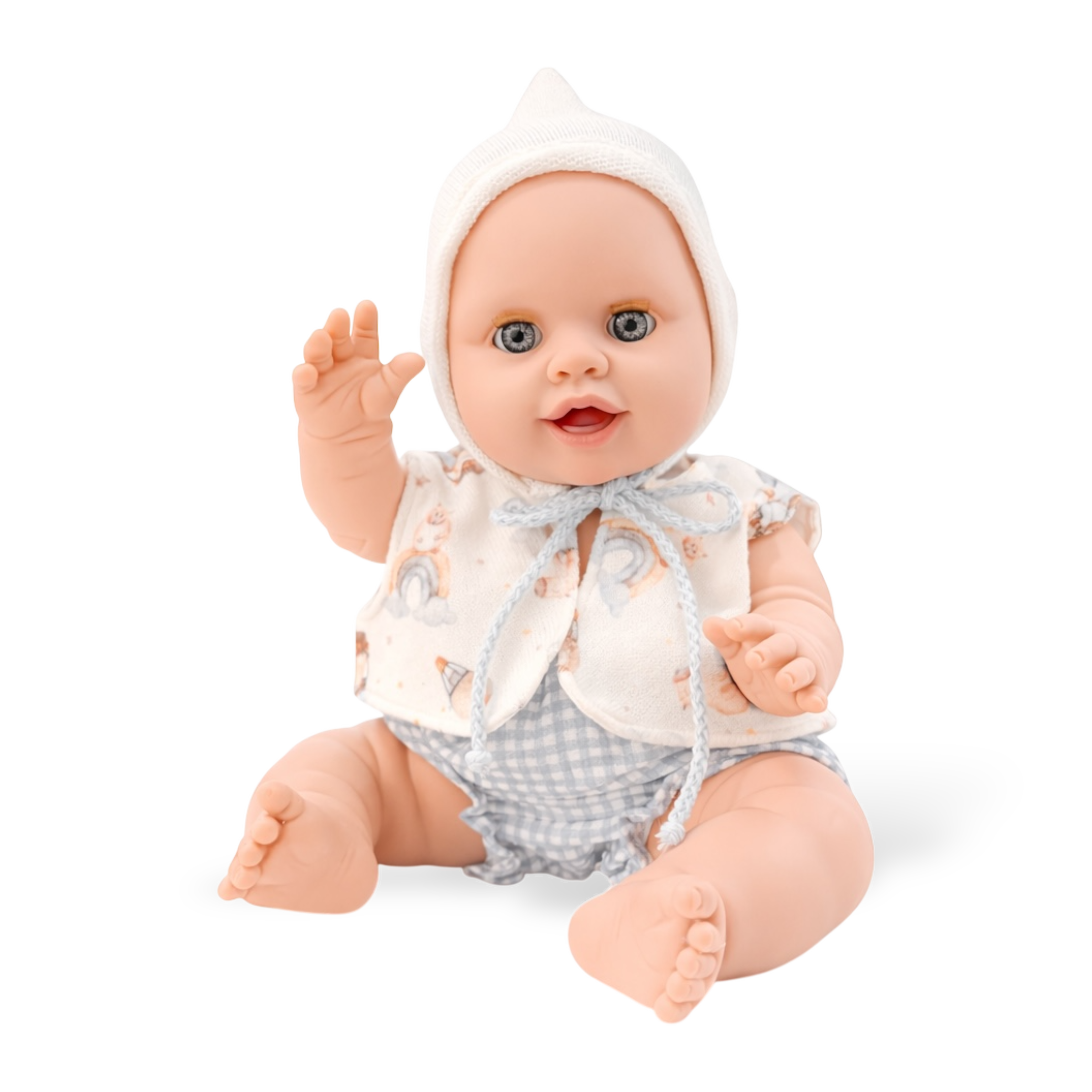 Baby Susú Interactivo Vichy Azul