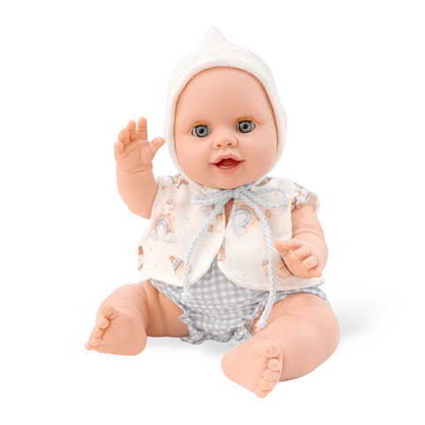 Baby Susú Interactivo Vichy Azul