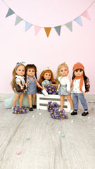 Muñeca My Girl Jeans y Bufanda